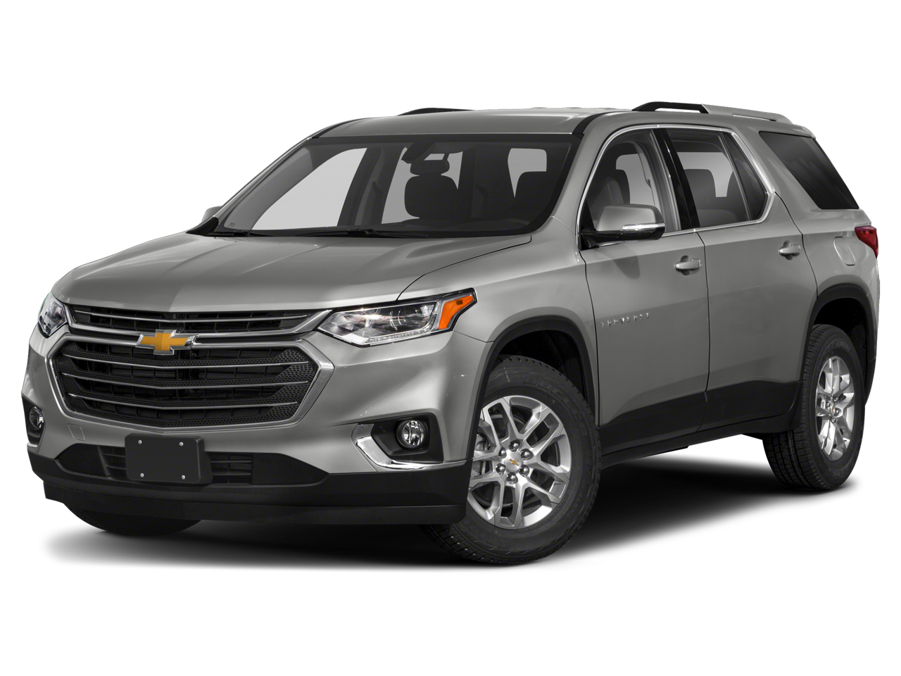 2019 Chevrolet Traverse LT Cloth in Graphite Metallic — front three-quarter view