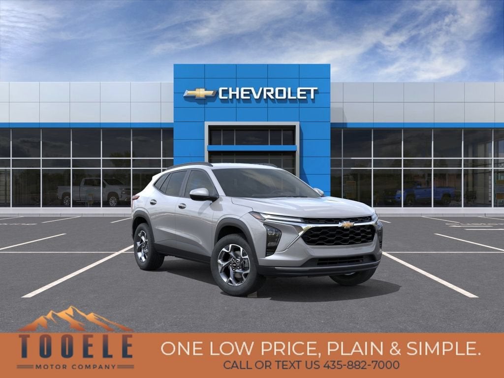 2026 Chevrolet Trax LT in Sterling Gray Metallic — front three-quarter view